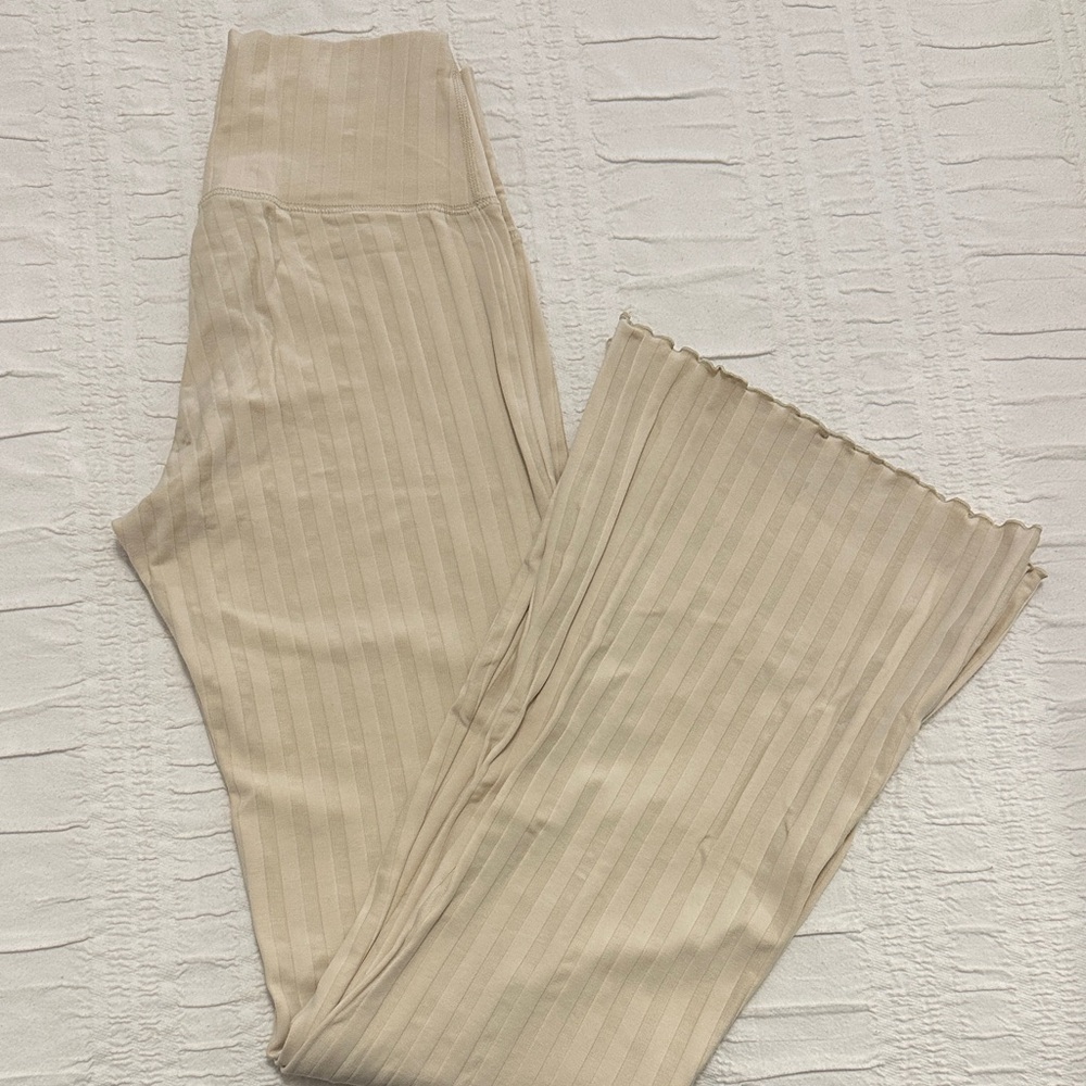 Aerie Ribbed Flare Pants